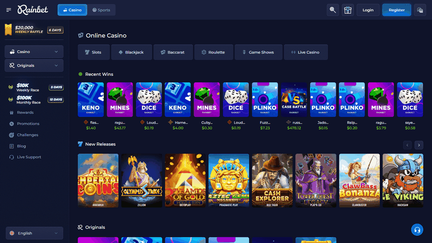 Recensie van Rainbet Online Casino (2026) - Spelersbeoordelingen & Onze Conclusie Recensie van Rainbet Online Casino (2026) - Spelersbeoordelingen & Onze Conclusie